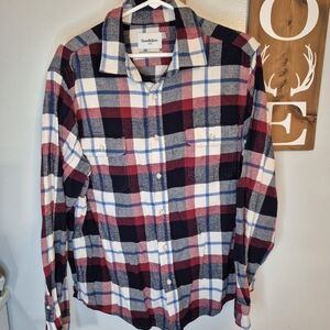 Goodfellow & Co Plaid Button Front Flannel Shirt